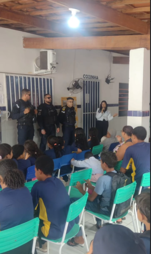 Palestra educativa nas escolas – Guarda Municipal
